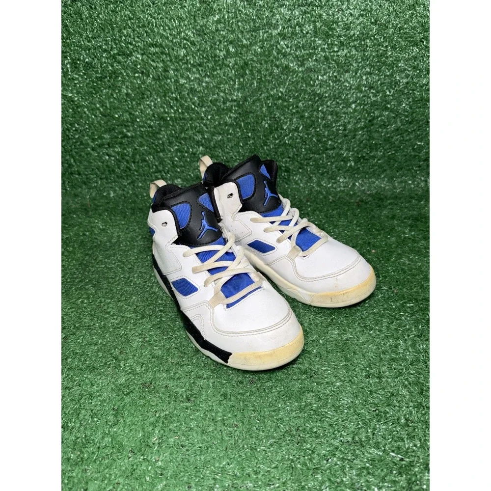 Nike Air Jordan Toddler Size 12C Flight Blue White Walking Shoes Casual Sneakers